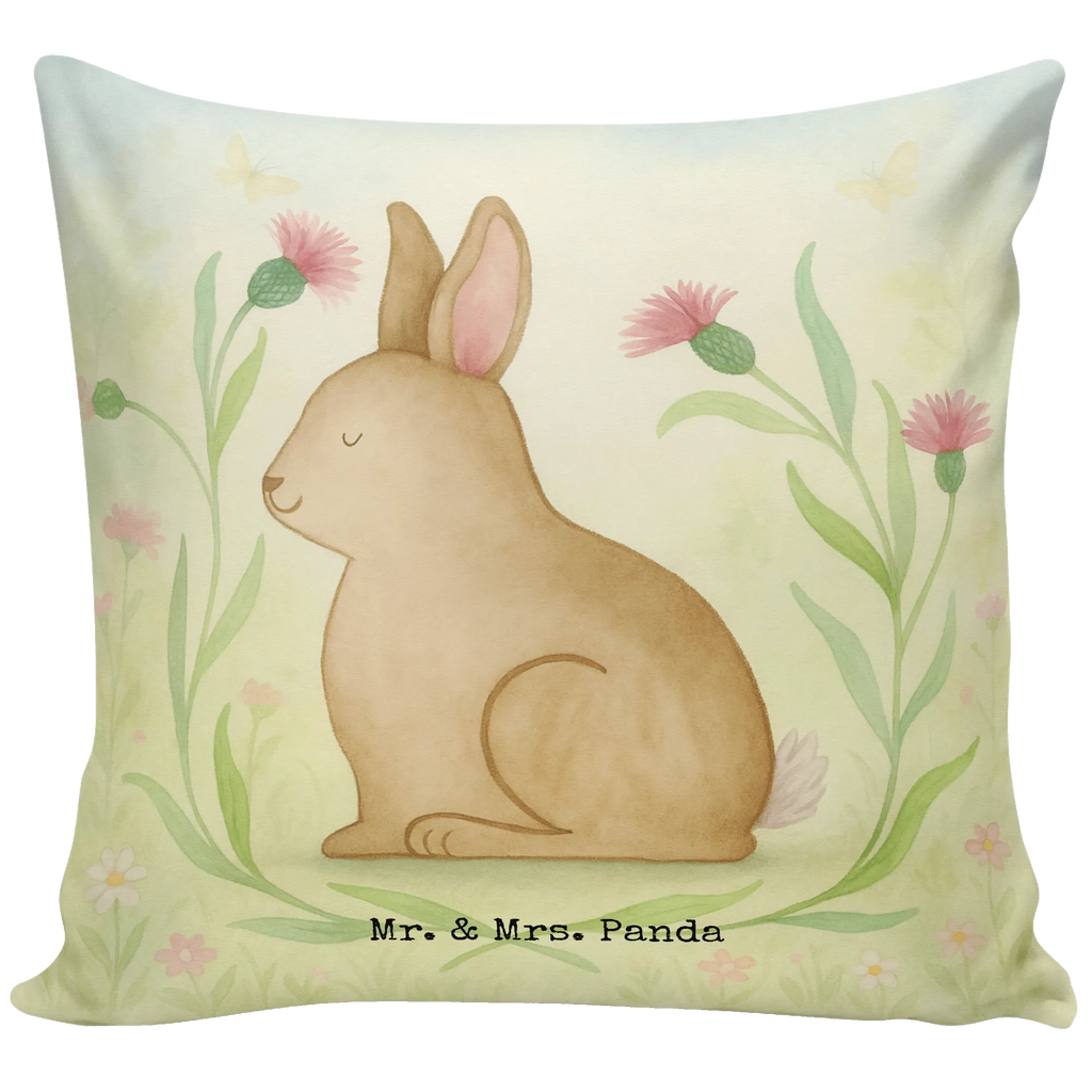 Cushion Hare Sit Design cushion, pillow case, couch, fluffy, sofa, bed, pad, 40x40, soft, pillows, Pillow, bedroom, 40 x 40, settee, Easter, Easter bunny, Easter flower, Greetings, Easter greetings, Hare, Happy Easter, Love, Rabbit