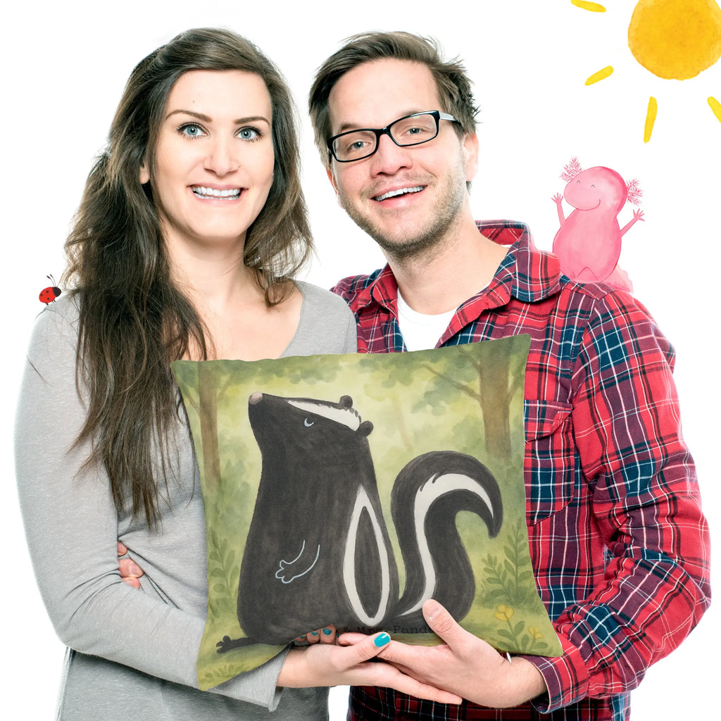 40x40 poduszka skunks siedzenie Design Stinktier, Skunk