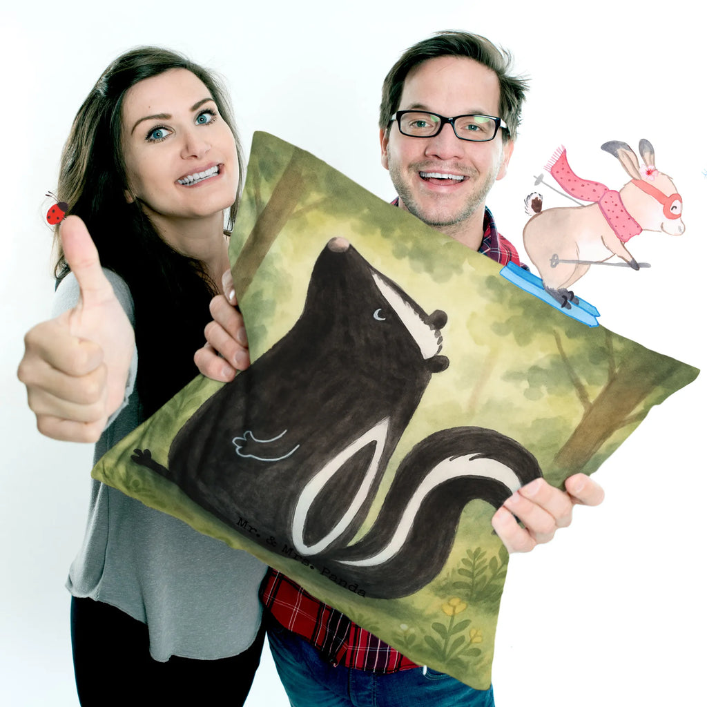 40x40 poduszka skunks siedzenie Design Stinktier, Skunk