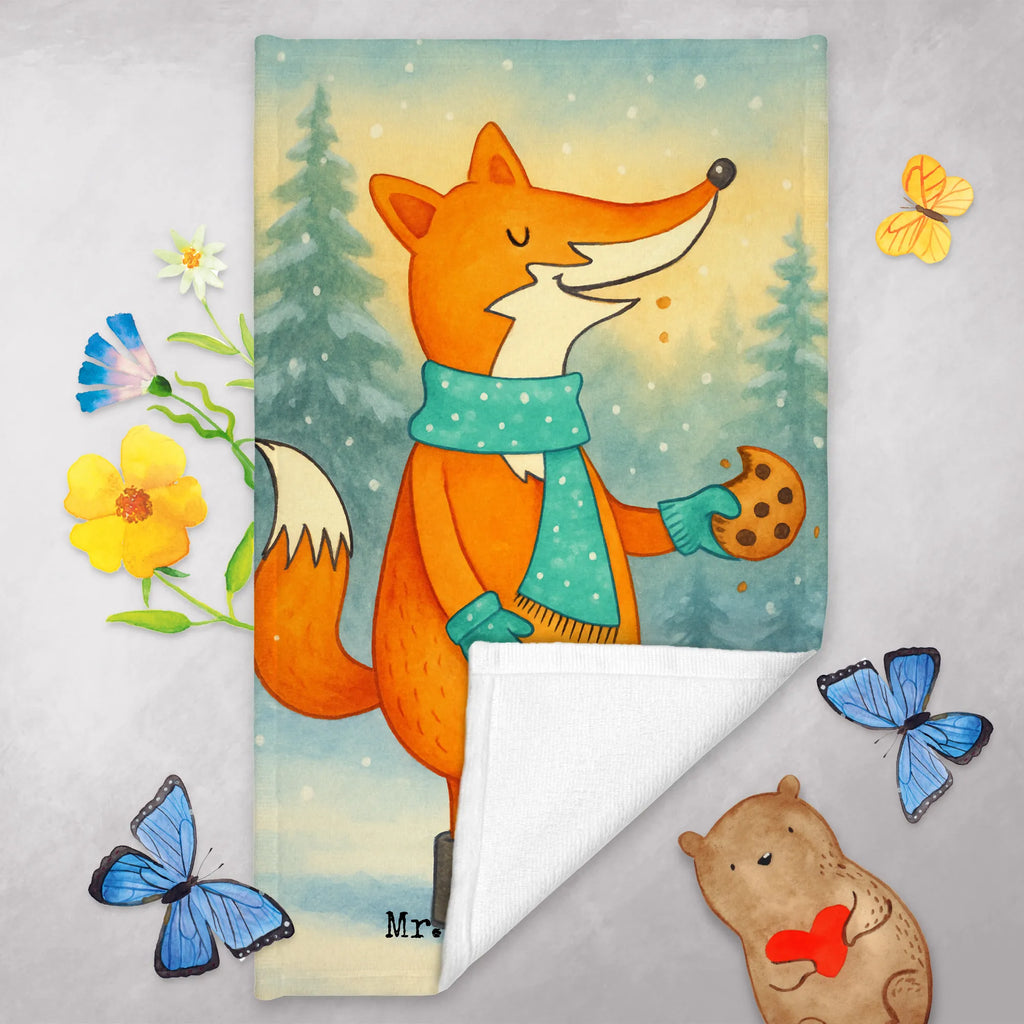 Guest towel Fox biscuit Design guest towels, Guest towel, 50 x 30, towel, hand towels, fox, foxes, forest wildlife, clever as a fox, animal lover, winter, christmas present, cookies, love, kitchen decoration, baking saying, christmas time