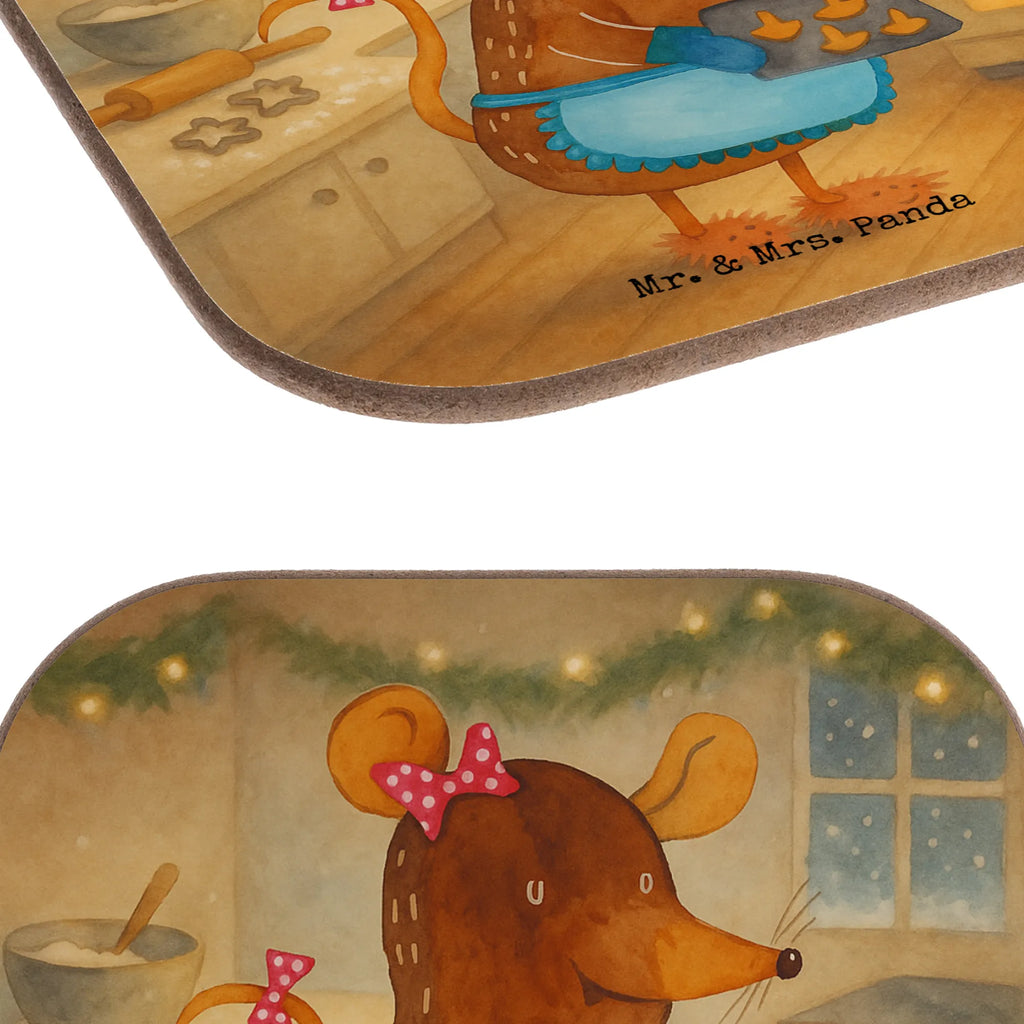 Square coaster Mouse Cookies Design Coasters, glass coasters, party, breakfast, presents, gift, gifts, Winter, Christmas, Christmas time, snow, cookies, mouse, winter, christmas, christmas cookies, baking, chaosqueen, christmas baking
