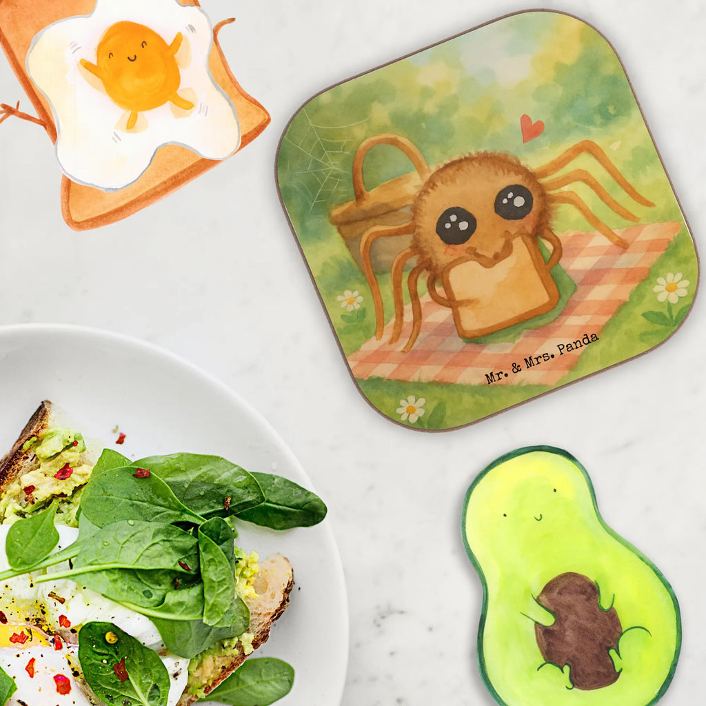 Square coaster Spider Agathe Sandwich Design gift, presents, Coasters, breakfast, glass coasters, gifts, party, Spider Agathe, Spider, Agathe, Videos, Merchandise