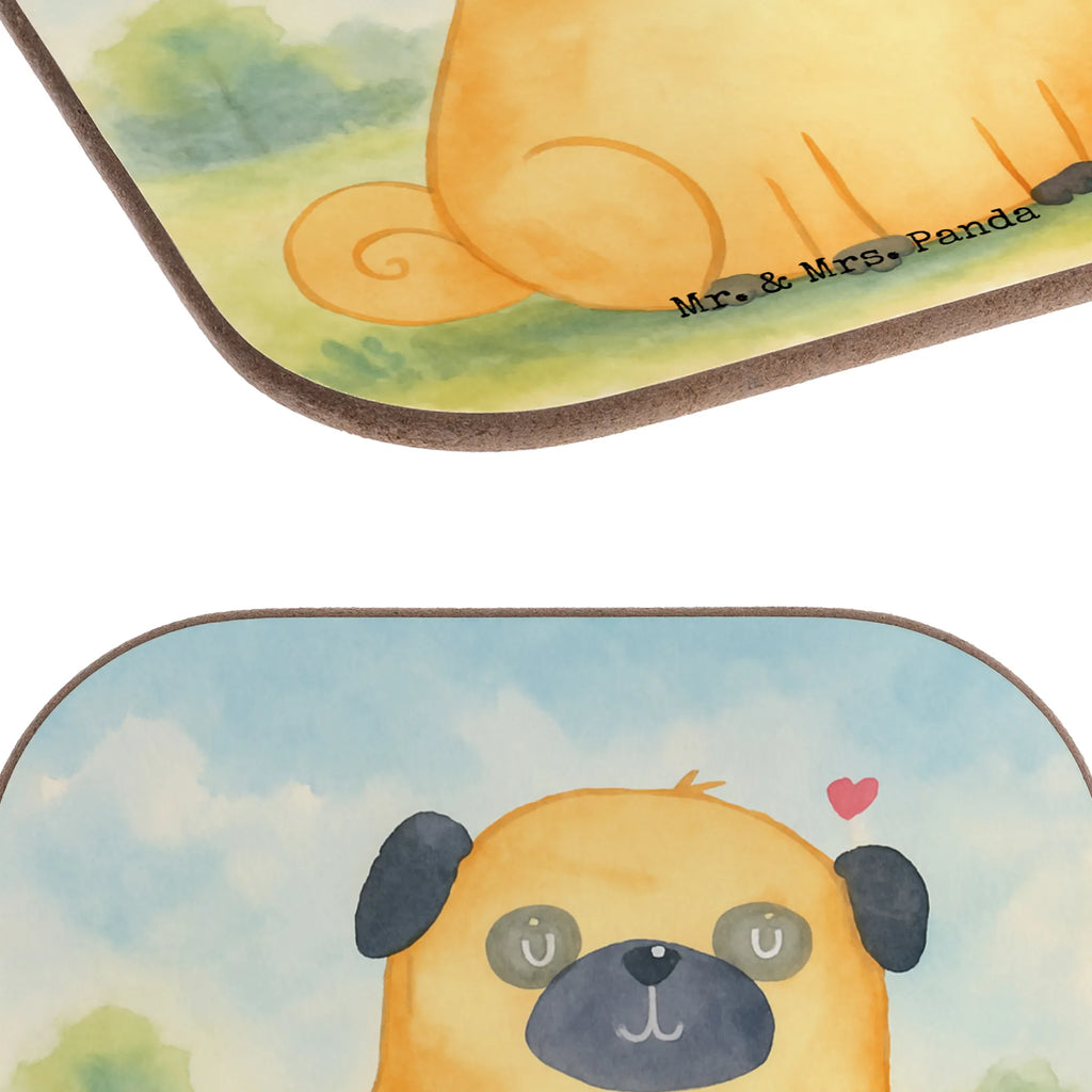 Podkładka Mops Design Pies, motyw psa, zwierzę domowe, rasa psa, miłośnik zwierząt, właściciel psa, powiedzenia