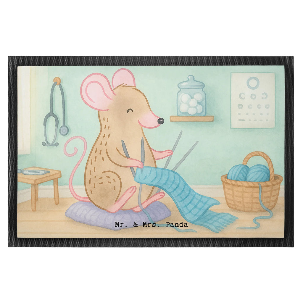 Doormat Mouse Knit Design Gift, sport, hobby, giving, thank you, award, profit, athlete, DIY, Knitting