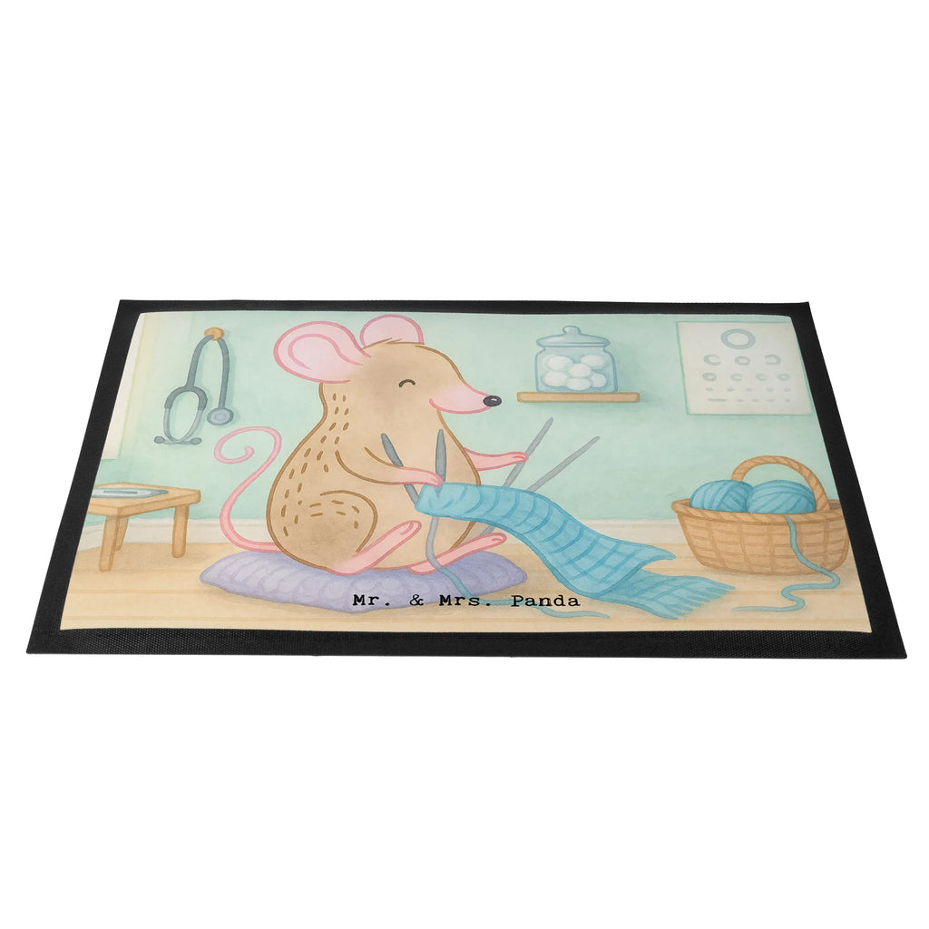 Doormat Mouse Knit Design Gift, sport, hobby, giving, thank you, award, profit, athlete, DIY, Knitting