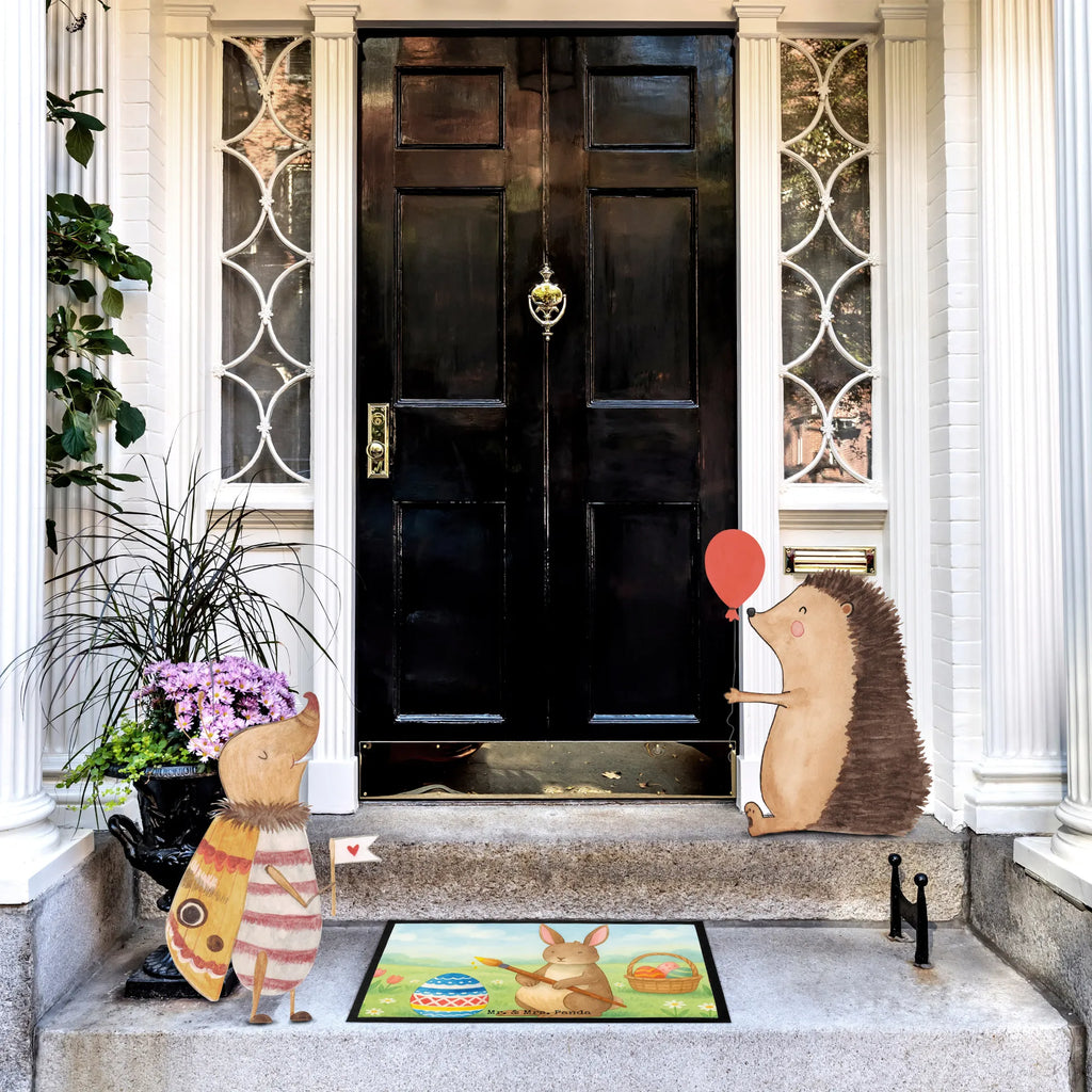 Doormat Hare painting eggs Design Fußmatte innen, Schmutzfangmatte, Fußabtreter, Fußabtreter außen, Eingangsteppich, Schmutzfangteppich, Fußabstreifer außen, Fussmatten, Fussmatten online, Matte, Fußabstreifer, Schmutzfangmatte waschbar, Haustürmatte, Gummi Matte, Sauberlaufmatte, Fußmatten, Türvorleger, Motivfußmatte, Fußmatte außen, Gummimatte, Fußmatte outdoor, Türmatte, Fußmatte waschbar, Schmutzmatte, Schmutzfänger, Fußmatte außen wetterfest, Vorleger, Ostern, Osterhase, Ostergeschenke, Osternest, Osterdeko, Geschenke zu Ostern, Ostern Geschenk, Ostergeschenke Kinder, Ostern Kinder, bemalte Ostereier, Hase, Eiermalen, Kaninchen, Ostergrüße, Osterei, Frohe Ostern, Osterblume