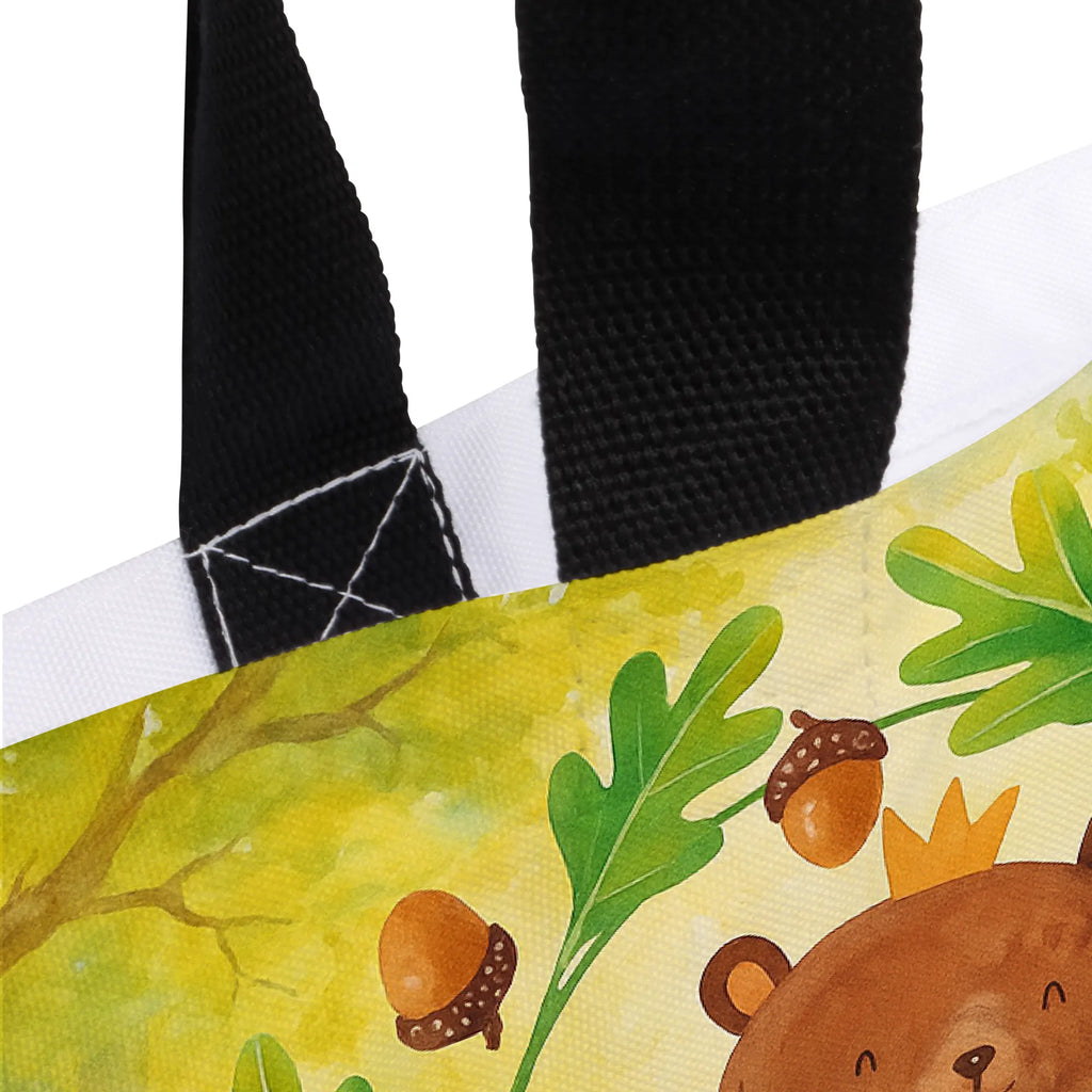 Shopper Bär König Design Beutel, Schultasche, Schulbeutel, Tragebeutel, Freizeittasche, Strandtasche, Shopper, Tasche, Einkaufstasche, Einkaufsbeutel, Alltagstasche, Bär, Teddy, Teddybär, Papi, Papa, weltbester Papa, Vater, Daddy, Papa Bär, Dad, Vatertag, bester Vater, bester Papa