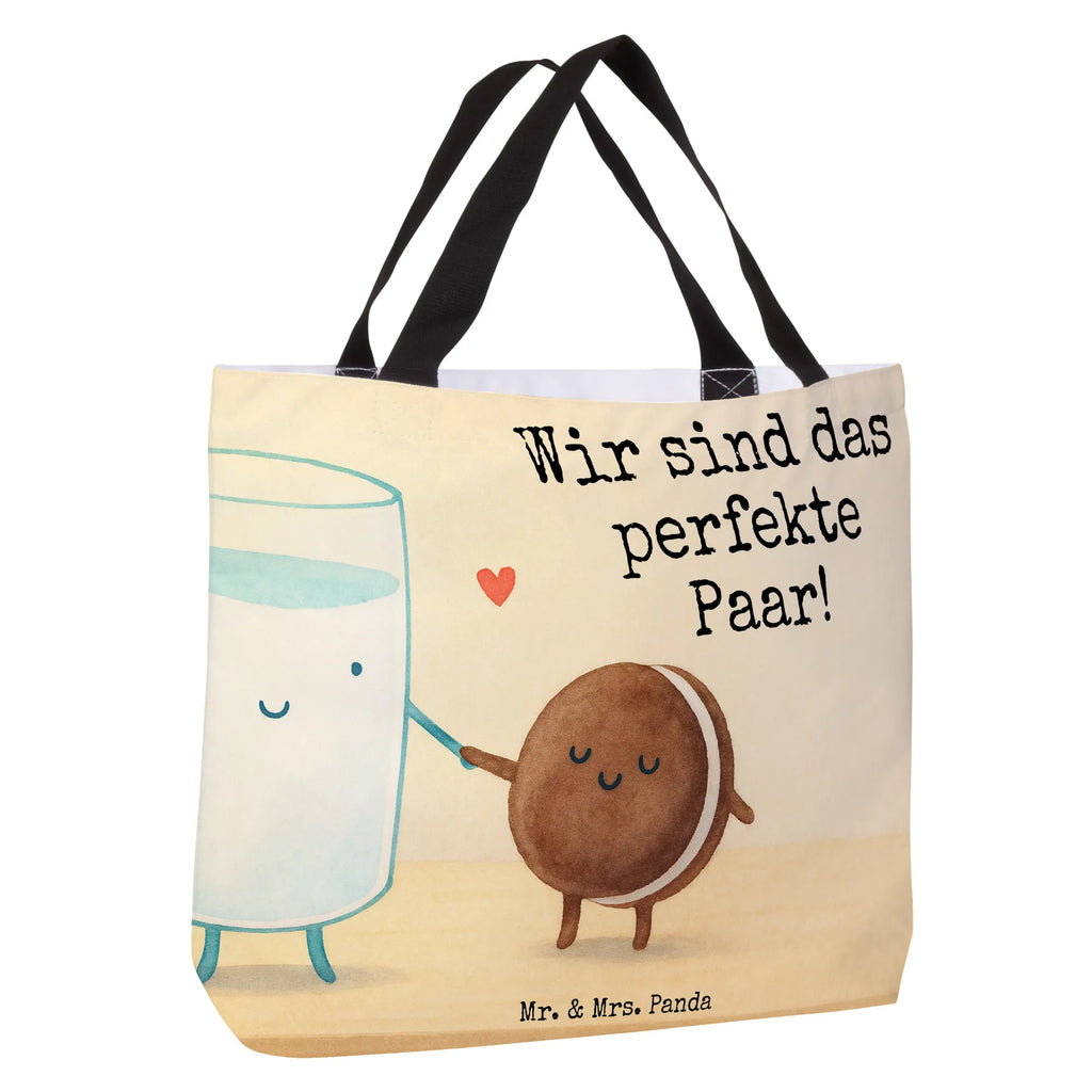 Shopper Milch Keks Design Schultasche, Freizeittasche, Beutel, Shopper, Einkaufsbeutel, Tragebeutel, Alltagstasche, Schulbeutel, Einkaufstasche, Strandtasche, Tasche, Tiermotive, Gute Laune, lustige Sprüche, Tiere, Einladung Frühstück, Motiv süß, Milk, Kaffee, Kekse, romantisch, perfektes Paar, Cookie, Keks, Milch