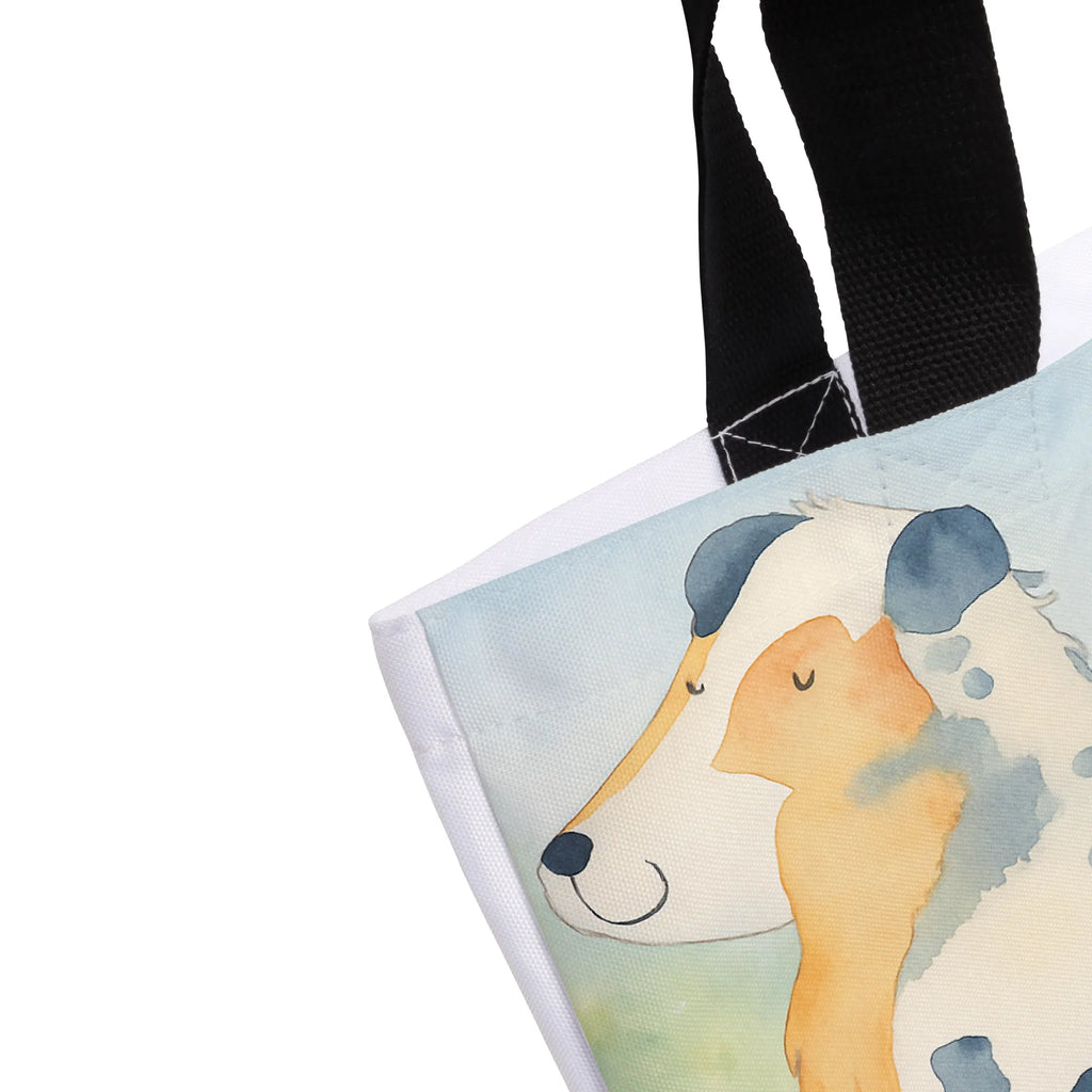 Shopper Hund Australien Shepherd Design Strandtasche, Freizeittasche, Schultasche, Tragebeutel, Schulbeutel, Beutel, Shopper, Alltagstasche, Einkaufstasche, Tasche, Einkaufsbeutel, Hund, Hundemotiv, Haustier, Hunderasse, Tierliebhaber, Hundebesitzer, Sprüche, Spruch, Familienhund, Hundeliebe, Australien Shepherd, Shepherd