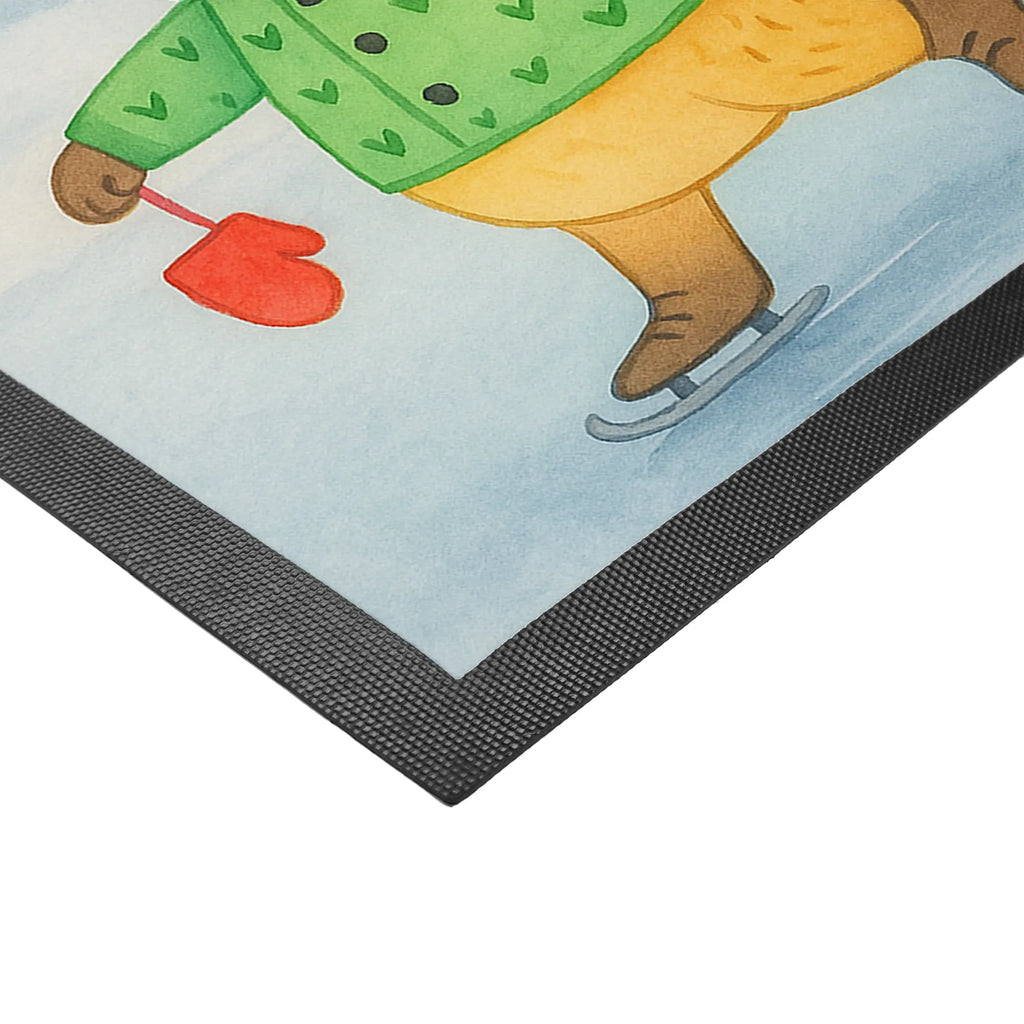 Spersonalizowana wycieraczka lis łyżwy Design Türvorleger personalisiert, Türvorleger mit Namen, Fußmatte mit Namen, Wunschnamen, Fußmatte bedrucken, Personalisierte Fußmatte, Personalisieruung, Haustürmatte personalisiert, Namensfussmatte, Bedrucken, Personalisiert, Winter, Weihnachten, Weihnachtsdeko, Nikolaus, Advent, Heiligabend, Wintermotiv, Weihnachtsbaum, Weihnachtszeit, Weihnachtstage, Tannenbaum, Weihnachtsmann