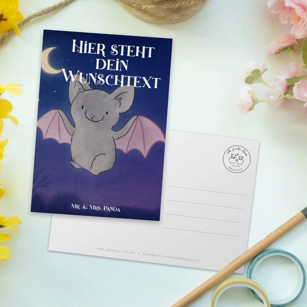Personalisierte Postkarte Fledermaus Classic Design Geschenkkarte mit Namen, Einladung mit Wunschtext, Karte mit Namen, Geschenkkarte mit Wunschtext, Ansichtskarte mit Wunschtext, Karte mit Wunschtext, Postkarte personalisierbar, Postkarte mit Wunschtext, Grußkarte mit Wunschtext, Postkarte bedrucken, Grußkarte mit Namen, Einladung mit Namen, Postkarte mit Namen, Ansichtskarte mit Namen, Halloween, Deko, Martinssingen, Dekoration, Geschenke, Schenken