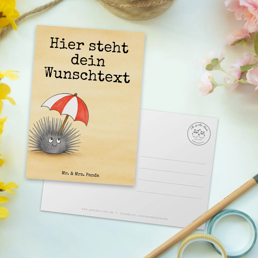 Personalised postcard Sea urchins Design Seafood, aquatic animals, ocean, sea, fish, shells, corals, reef, whale, narwhal, sea urchin, lobster, platypus, turtle, manatee, crocodile, orca, shrimp, gifts for seafood lovers, water world, underwater animals, underwater world, vacation, deep sea, seafood fans, gift ideas, seafood decoration, seafood posters, mindfulness, self-acceptance, living, life, sea urchins, self-love, here and now