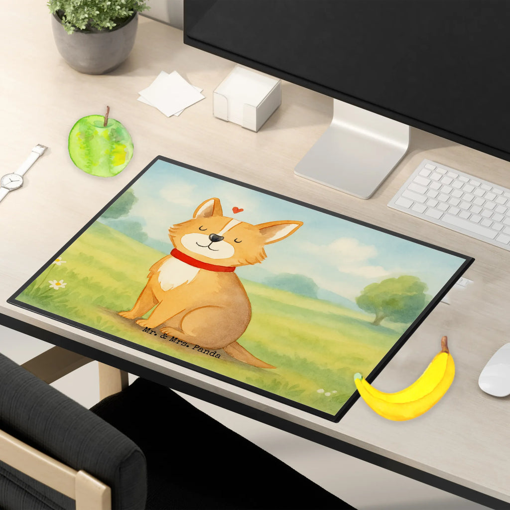 Podkładka na biurko Pies szczęście Design Pies, motyw psa, zwierzę domowe, rasa psa, miłośnik zwierząt, właściciel psa, powiedzenia