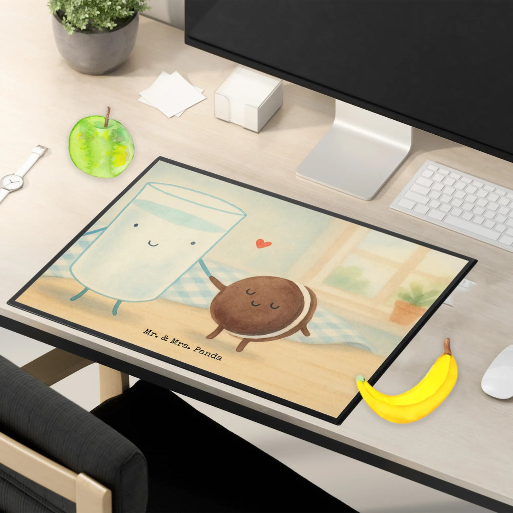 Schreibtischunterlage Milch Keks Design Schreibtischunterlage Groß, Schreibwaren, Schreibunterlage, Büroartikel, Bürobedarf, Schreibtischauflage, Schreibtisch Unterlagen, Tiermotive, Gute Laune, lustige Sprüche, Tiere, Keks, Kaffee, romantisch, Milk, Motiv süß, Cookie, Einladung Frühstück, Kekse, Milch, perfektes Paar