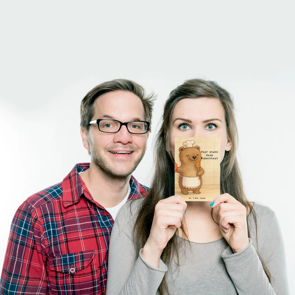 Personalised postcard Cook Passion Design gift, gift idea, best, farewell gift, passing exam, anniversary, retirement, promotion, job start, sayings, funny, profession