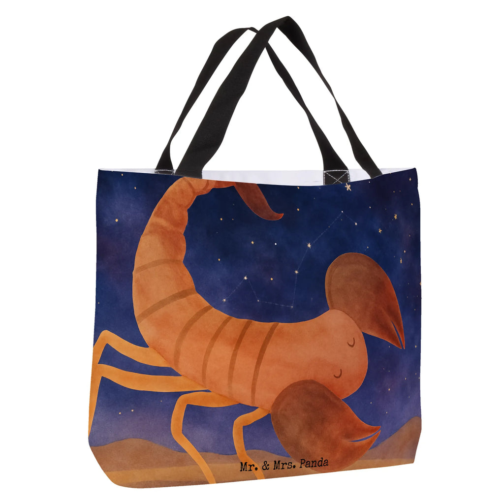 Shopper Sternzeichen Skorpion Design Alltagstasche, Einkaufstasche, Tasche, Beutel, Shopper, Tragebeutel, Strandtasche, Freizeittasche, Schulbeutel, Schultasche, Einkaufsbeutel, Tierkreiszeichen, Sternzeichen, Horoskop, Astrologie, Aszendent, Skorpione, Skorpion Sternzeichen, Skorpion Geschenk, Geburtstag Oktober, Geburtstag November, Geschenk November, Geschenk Oktober