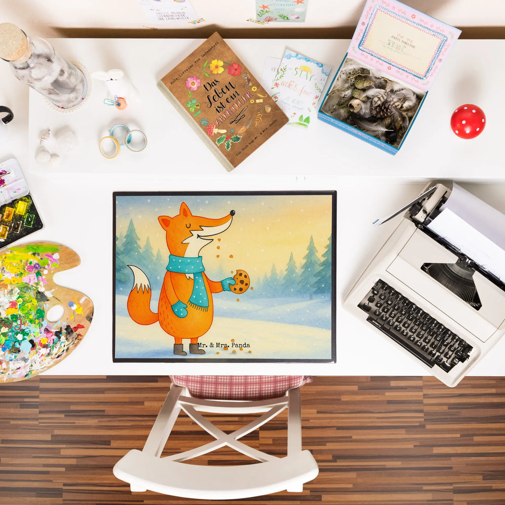 Schreibtischunterlage Fuchs Keks Design Schreibtischunterlage Groß, Bürobedarf, Schreibwaren, Schreibunterlage, Schreibtisch Unterlagen, Schreibtischauflage, Büroartikel, Fuchs, Weihnachtszeit, Füchse, Winter, Küche Deko, Plätzchen, Liebe, Backen Spruch, Kekse