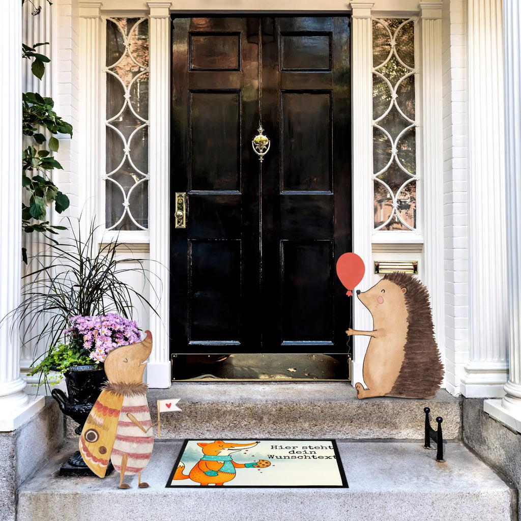 Spersonalizowana wycieraczka lis ciasteczko Design Namensfussmatte, Fußmatte bedrucken, Fußmatte mit Namen, Haustürmatte personalisiert, Bedrucken, Türvorleger personalisiert, Personalisierte Fußmatte, Wunschnamen, Personalisieruung, Türvorleger mit Namen, Personalisiert, Fuchs, Winter, Weihnachtszeit, Liebe, Plätzchen, Füchse, Küche Deko, Backen Spruch, Kekse