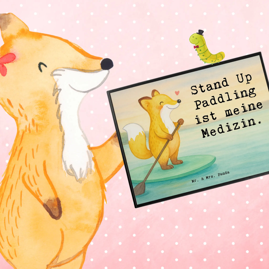 Schreibtischunterlage Fuchs Stand Up Paddling Design Schreibtischauflage, Schreibtischunterlage Groß, Schreibtisch Unterlagen, Schreibwaren, Schreibunterlage, Bürobedarf, Büroartikel, Geschenk, Sport, Sportart, Hobby, Schenken, Danke, Dankeschön, Auszeichnung, Gewinn, Sportler, subben, Stand up paddle, Stand Up Paddling, Paddle Boarding, SUB