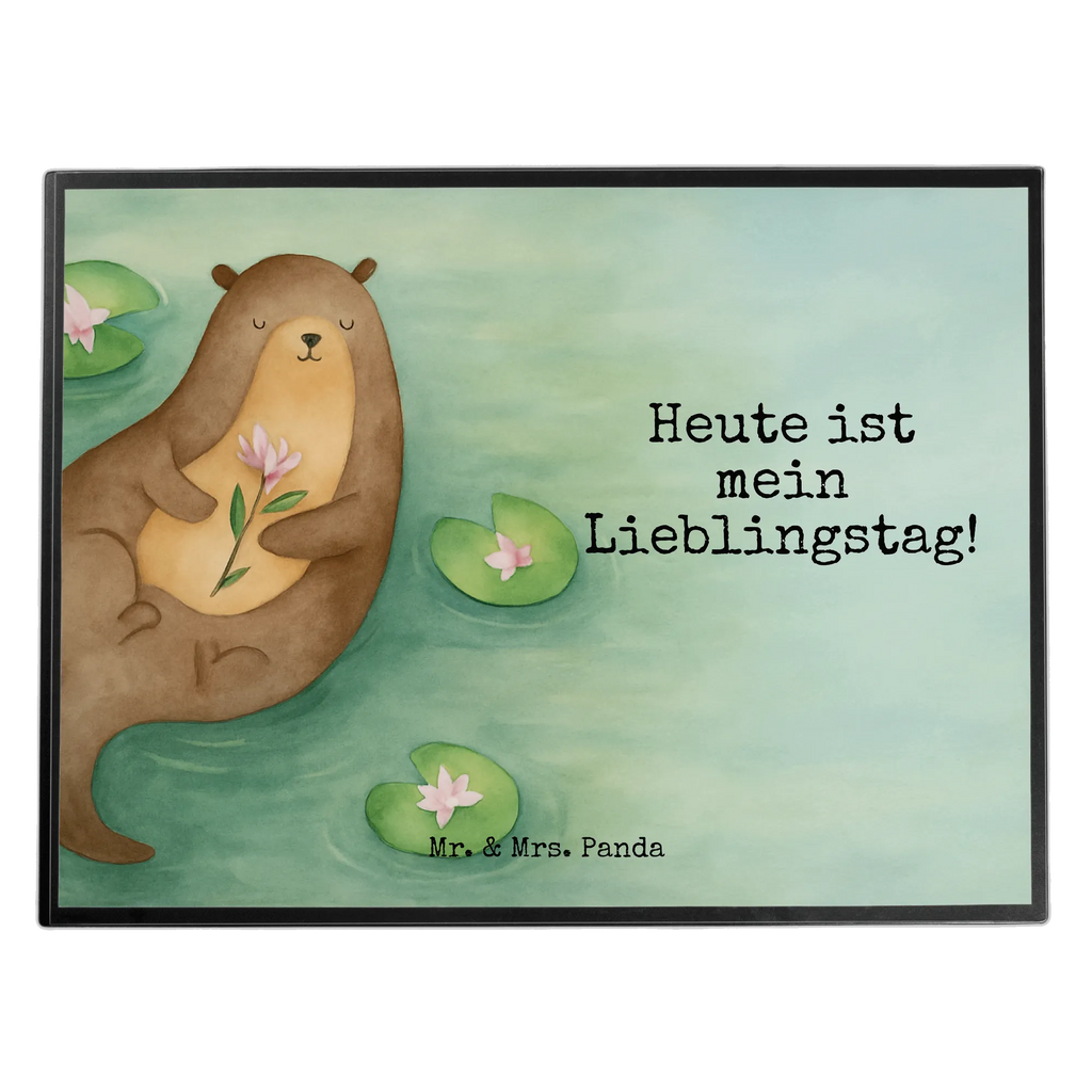 Schreibtischunterlage Otter Seerose Design Schreibunterlage, Schreibtischauflage, Bürobedarf, Büroartikel, Schreibwaren, Schreibtisch Unterlagen, Schreibtischunterlage Groß, Otter, Fischotter, Seeotter, Otter Seeotter See Otter