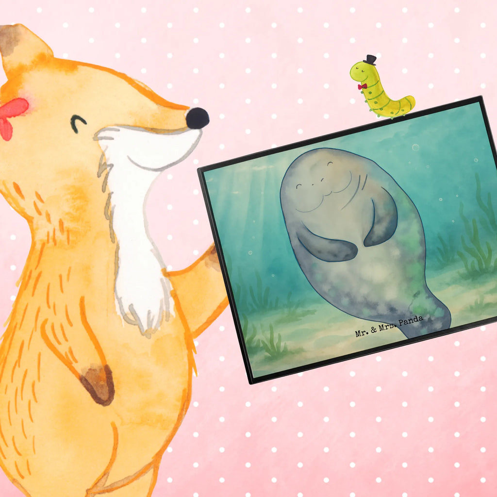 Schreibtischunterlage Seekuh Happy Design Büroartikel, Schreibtisch Unterlagen, Schreibunterlage, Schreibtischunterlage Groß, Schreibtischauflage, Bürobedarf, Schreibwaren, Meerestiere, Meer, Urlaub, Neustart, Neuanfang, Freundin, Liebeskummer, Achtsamkeit, Seekuh, Seekühe, Selbstliebe, Respekt, Zufrieden