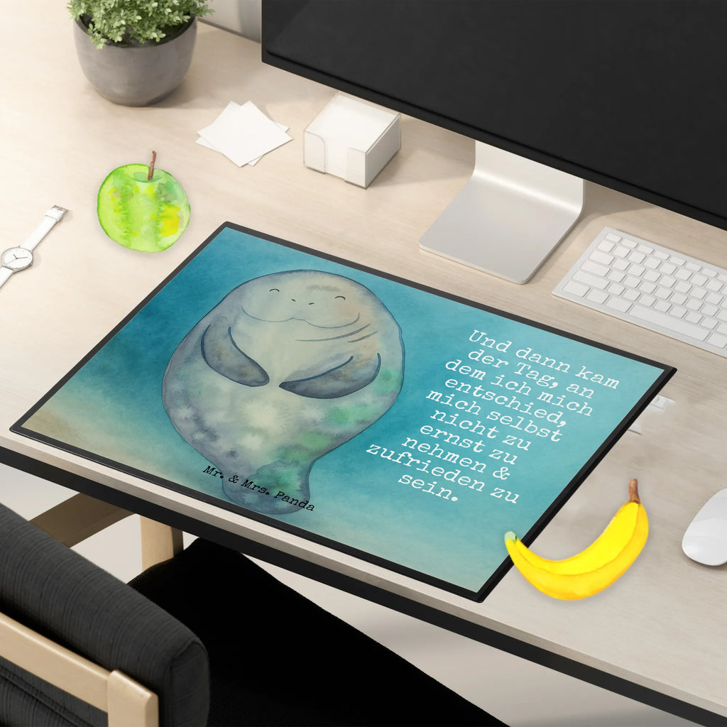 Schreibtischunterlage Seekuh Happy Design Büroartikel, Schreibtisch Unterlagen, Schreibunterlage, Schreibtischunterlage Groß, Schreibtischauflage, Bürobedarf, Schreibwaren, Meerestiere, Meer, Urlaub, Neustart, Neuanfang, Freundin, Liebeskummer, Achtsamkeit, Seekuh, Seekühe, Selbstliebe, Respekt, Zufrieden