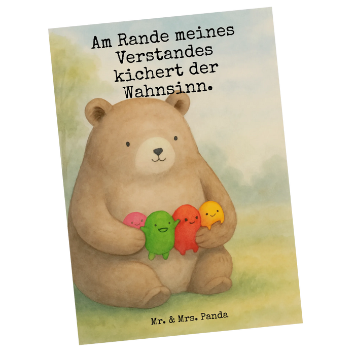 Postkarte Bär Gefühl Design