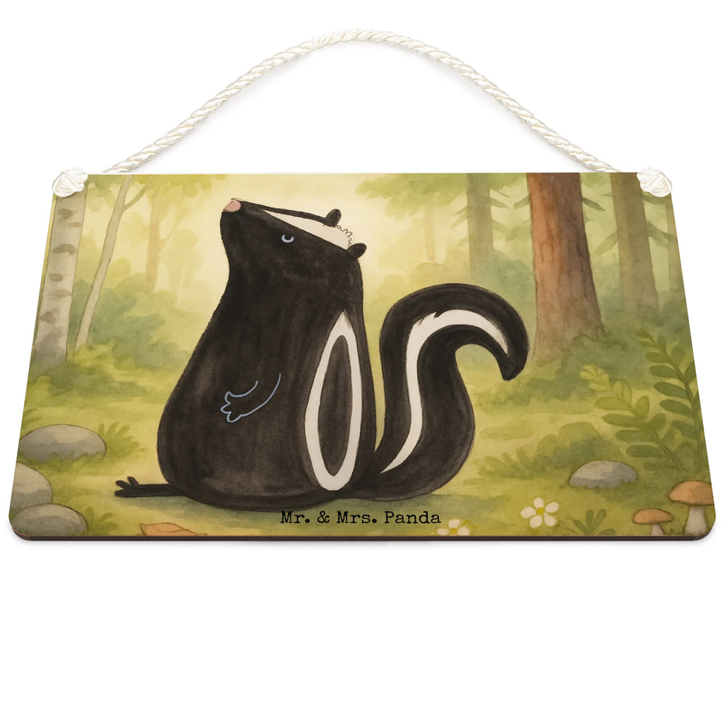 Decorative sign skunk Sit Design Skunk, office, wild animal, predator, law, know-it-all, stinker, skunk, stinky, slogan