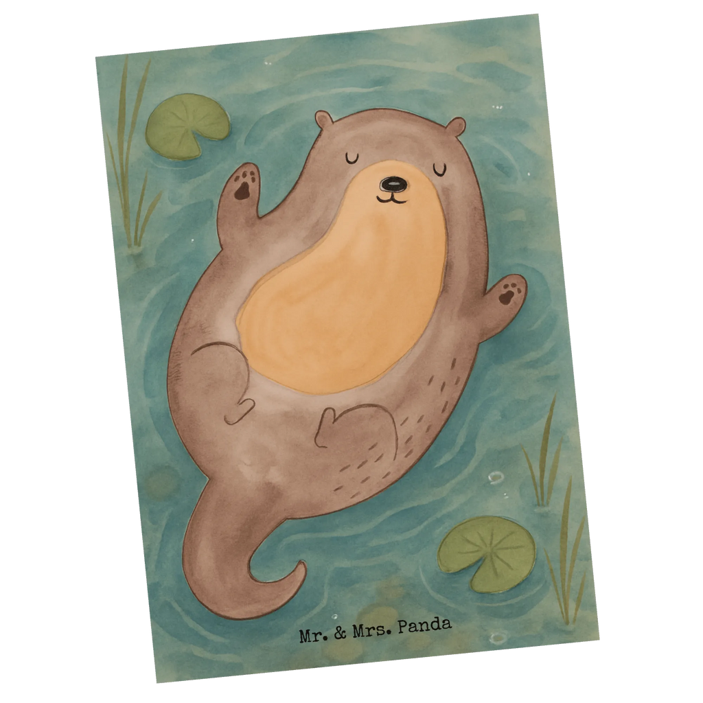 Postkarte Otter Umarmen Design Ansichtskarte, Ansichtskarten, Karte, Geschenkkarte, Einladung, Einladungskarten Geburtstag, Grußkarte, Geburtstagskarte, Postkarte, Einladungskarte, Einladung Geburtstag, Dankeskarte, Otter, Fischotter, Seeotter, Otter Seeotter See Otter
