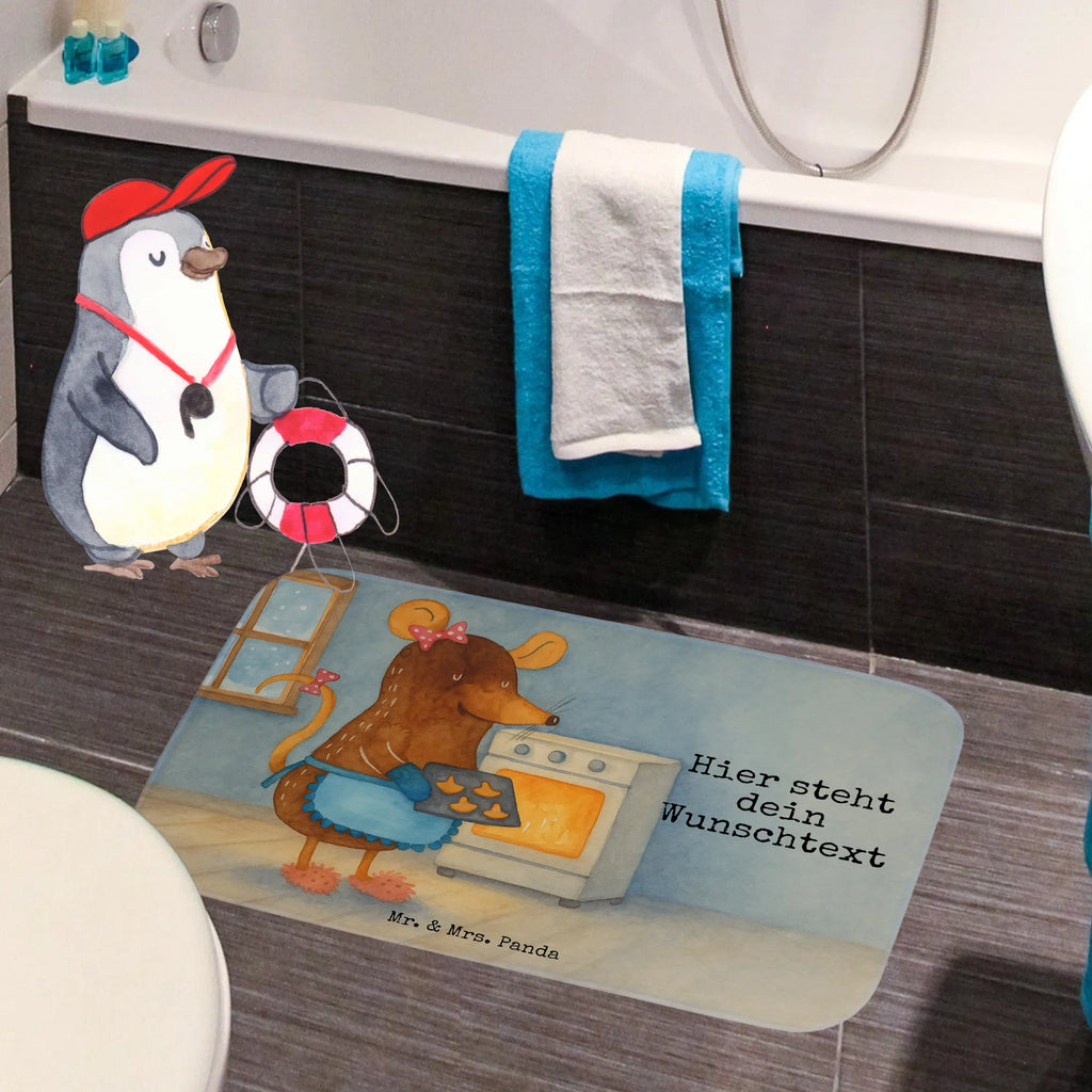 Personalised bath mat Mouse Cookies Design Winter, Christmas, Christmas time, snow, winter, christmas baking, chaosqueen, christmas, christmas cookies, baking, mouse, cookies