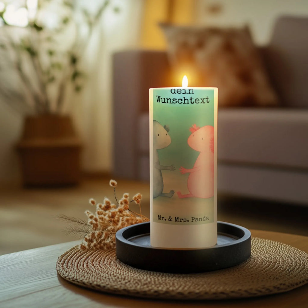 Personalised candle axolotl Love Design Axolotl, Axelotl, marine animals, Mexican walking fish, salamander, amphibian, fiancé, tail, anniversary, husband, proof of love, axolotl, valentine's day, love, great love, axolot, friend