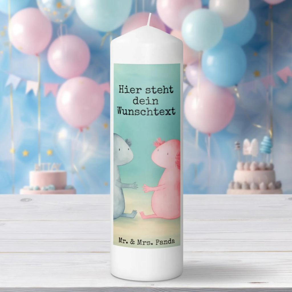 Personalised candle axolotl Love Design Axolotl, Axelotl, marine animals, Mexican walking fish, salamander, amphibian, fiancé, tail, anniversary, husband, proof of love, axolotl, valentine's day, love, great love, axolot, friend