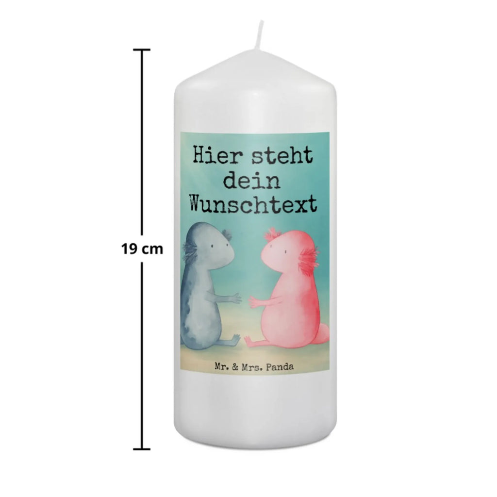 Personalised candle axolotl Love Design Axolotl, Axelotl, marine animals, Mexican walking fish, salamander, amphibian, fiancé, tail, anniversary, husband, proof of love, axolotl, valentine's day, love, great love, axolot, friend