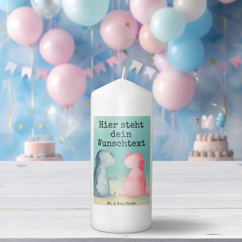 Personalised candle axolotl Love Design Axolotl, Axelotl, marine animals, Mexican walking fish, salamander, amphibian, fiancé, tail, anniversary, husband, proof of love, axolotl, valentine's day, love, great love, axolot, friend