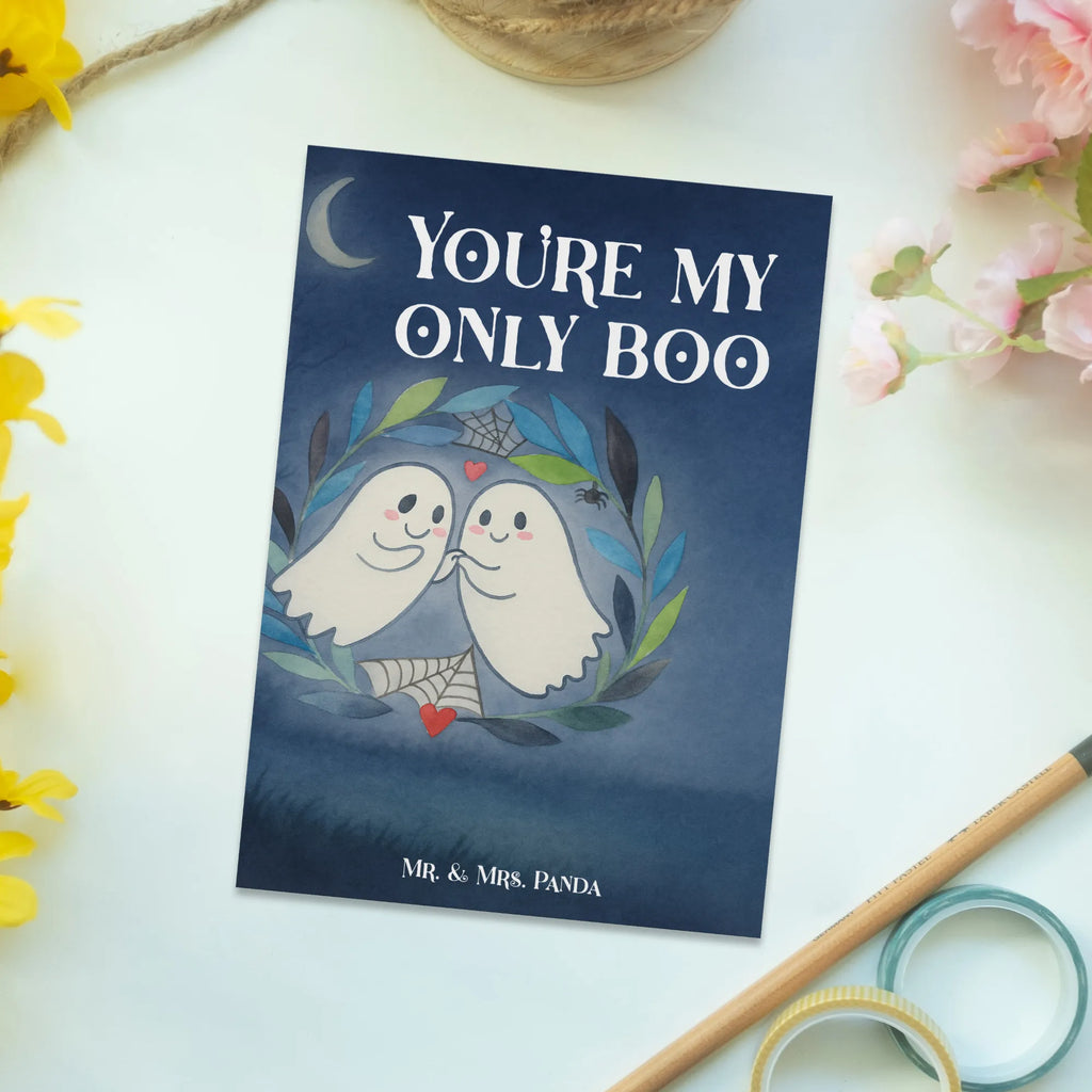 Postkarte Gespenster  Liebe  Design Dankeskarte, Geburtstagskarte, Ansichtskarte, Ansichtskarten, Grußkarte, Einladungskarte, Einladung Geburtstag, Karte, Postkarte, Einladungskarten Geburtstag, Einladung, Geschenkkarte, Halloween, Deko, Martinssingen, Dekoration, Geschenke, Schenken, Paar, Verliebt, Gespenst