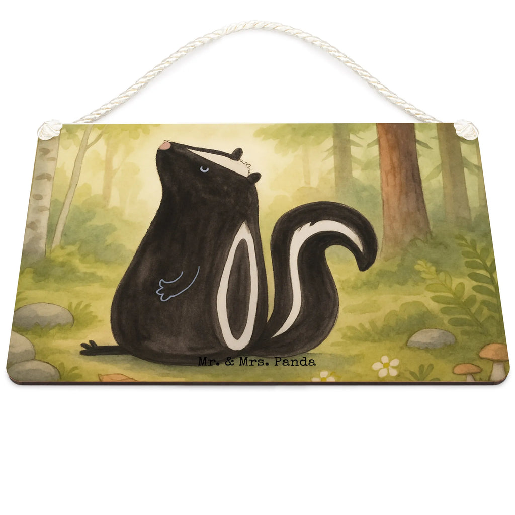 Decorative sign skunk Sit Design Skunk, office, wild animal, predator, law, know-it-all, stinker, skunk, stinky, slogan