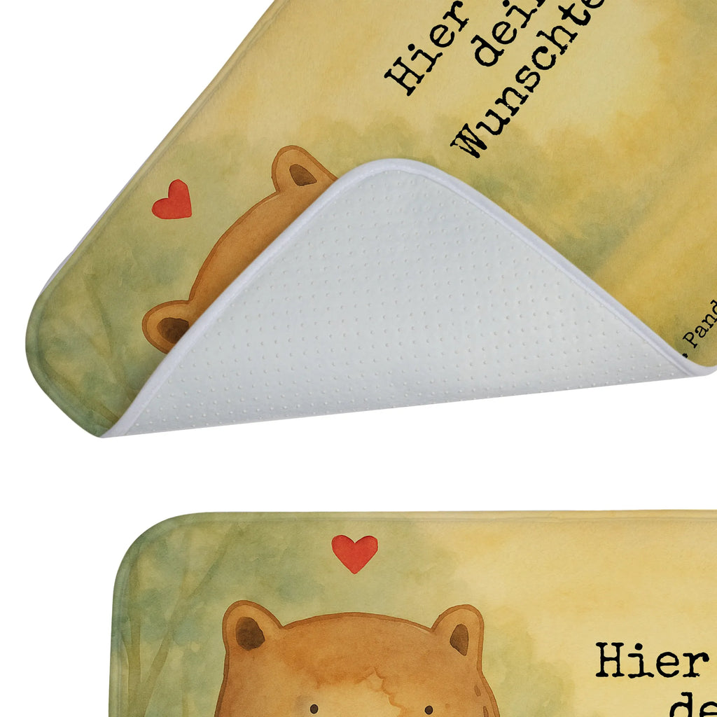 Personalised bath mat bear infant Design bear, teddy, teddy bear, cuddly toy, birthday, birth, grandson, nephew, baptized child, baby, parents, baptism, grandchild, niece, congratulations, mother