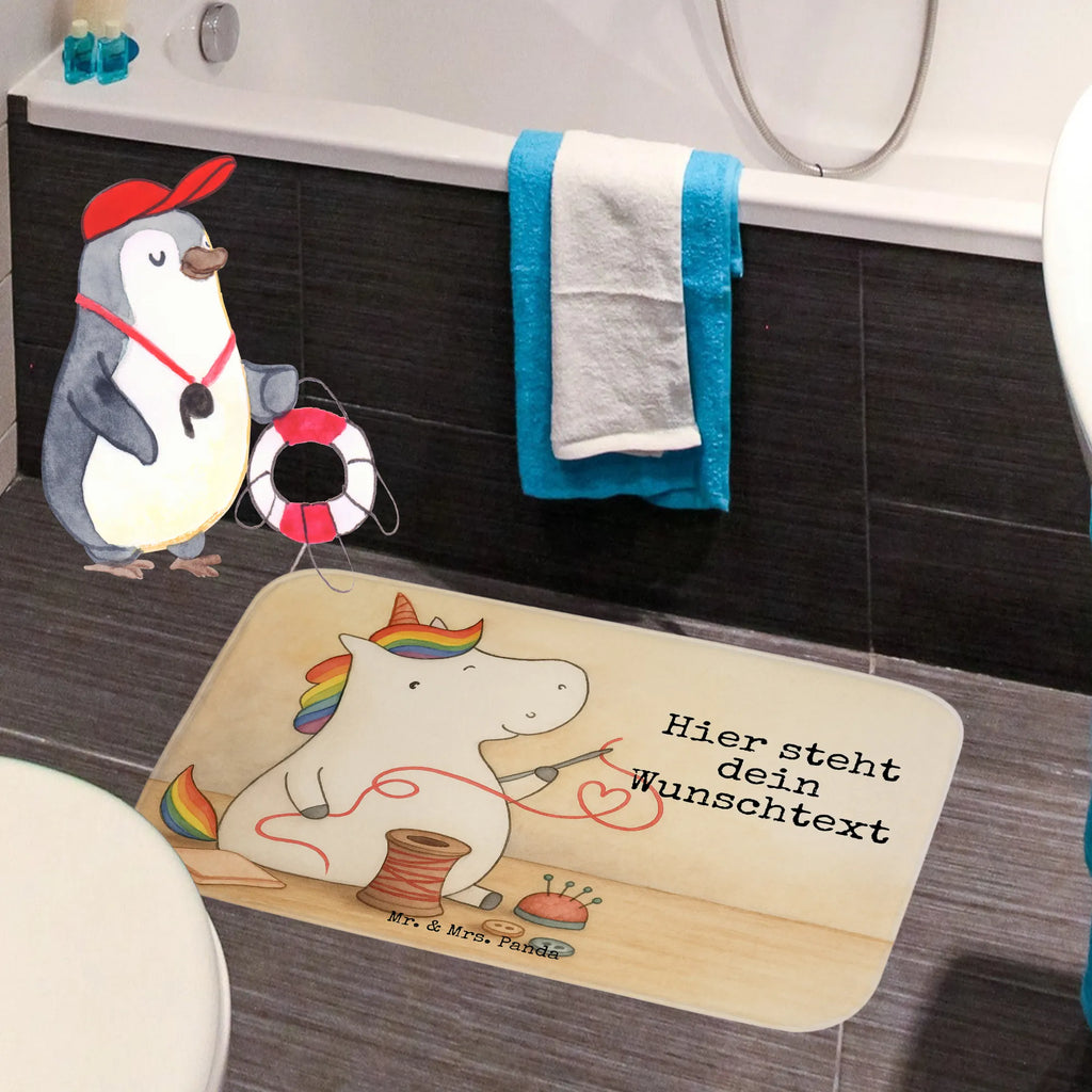 Personalised bath mat unicorn seamstress Design unicorn, unicorns, girl, seamstress gift, tinkering, crochet, sewing room, seamstress present, sew, girlfriend, knitting