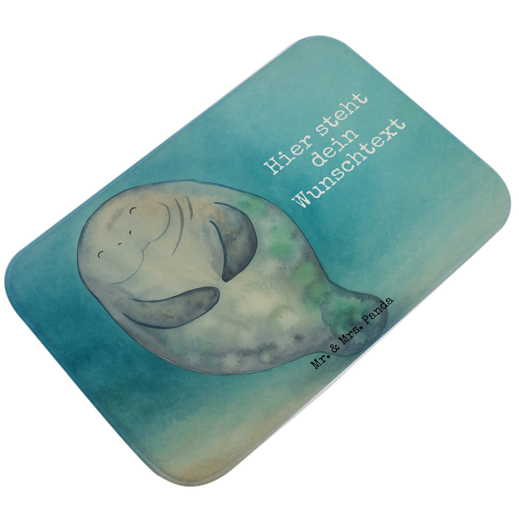 Personalised bath mat manatee happy Design Seafood, aquatic animals, ocean, sea, fish, shells, corals, reef, whale, narwhal, sea urchin, lobster, platypus, turtle, manatee, crocodile, orca, shrimp, gifts for seafood lovers, water world, underwater animals, underwater world, vacation, deep sea, seafood fans, gift ideas, seafood decoration, seafood posters, Respect, Lovesickness, Carefulness, Girlfriend, Manatee, Self-love, New start, New beginning, Manatees, Satisfaction