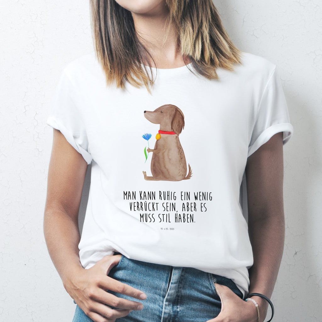 T-Shirt Standard Hund Blume T-Shirt, Shirt, Tshirt, Lustiges T-Shirt, T-Shirt mit Spruch, Party, Junggesellenabschied, Jubiläum, Geburstag, Herrn, Damen, Männer, Frauen, Schlafshirt, Nachthemd, Sprüche, Hund, Hundemotiv, Haustier, Hunderasse, Tierliebhaber, Hundebesitzer, Hunde, Frauchen, Hundeliebe