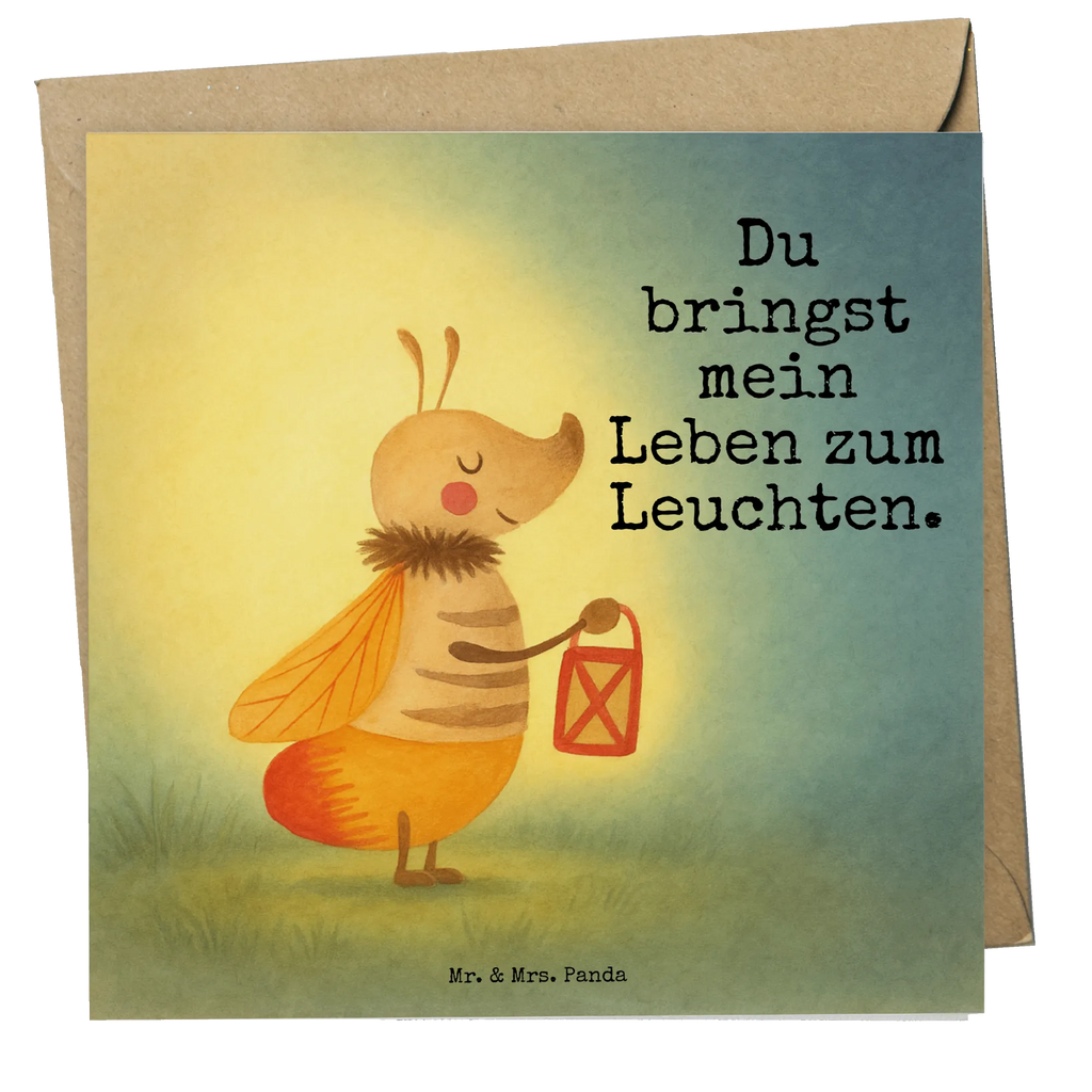 Deluxe Karte Glühwürmchen Design Karte, Grußkarte, Klappkarte, Einladungskarte, Glückwunschkarte, Hochzeitskarte, Geburtstagskarte, Hochwertige Grußkarte, Hochwertige Klappkarte, Tiermotive, Gute Laune, lustige Sprüche, Tiere, Glühwürmchen, Glühwurm, Falter, Liebe, Leuchten, magisch, Liebesbeweis, Lieblingsmensch, Verlobung, Heiratsantrag, Jahrestag, Liebesspruch
