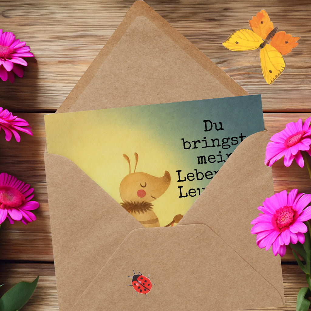 Deluxe Karte Glühwürmchen Design Karte, Grußkarte, Klappkarte, Einladungskarte, Glückwunschkarte, Hochzeitskarte, Geburtstagskarte, Hochwertige Grußkarte, Hochwertige Klappkarte, Tiermotive, Gute Laune, lustige Sprüche, Tiere, Glühwürmchen, Glühwurm, Falter, Liebe, Leuchten, magisch, Liebesbeweis, Lieblingsmensch, Verlobung, Heiratsantrag, Jahrestag, Liebesspruch