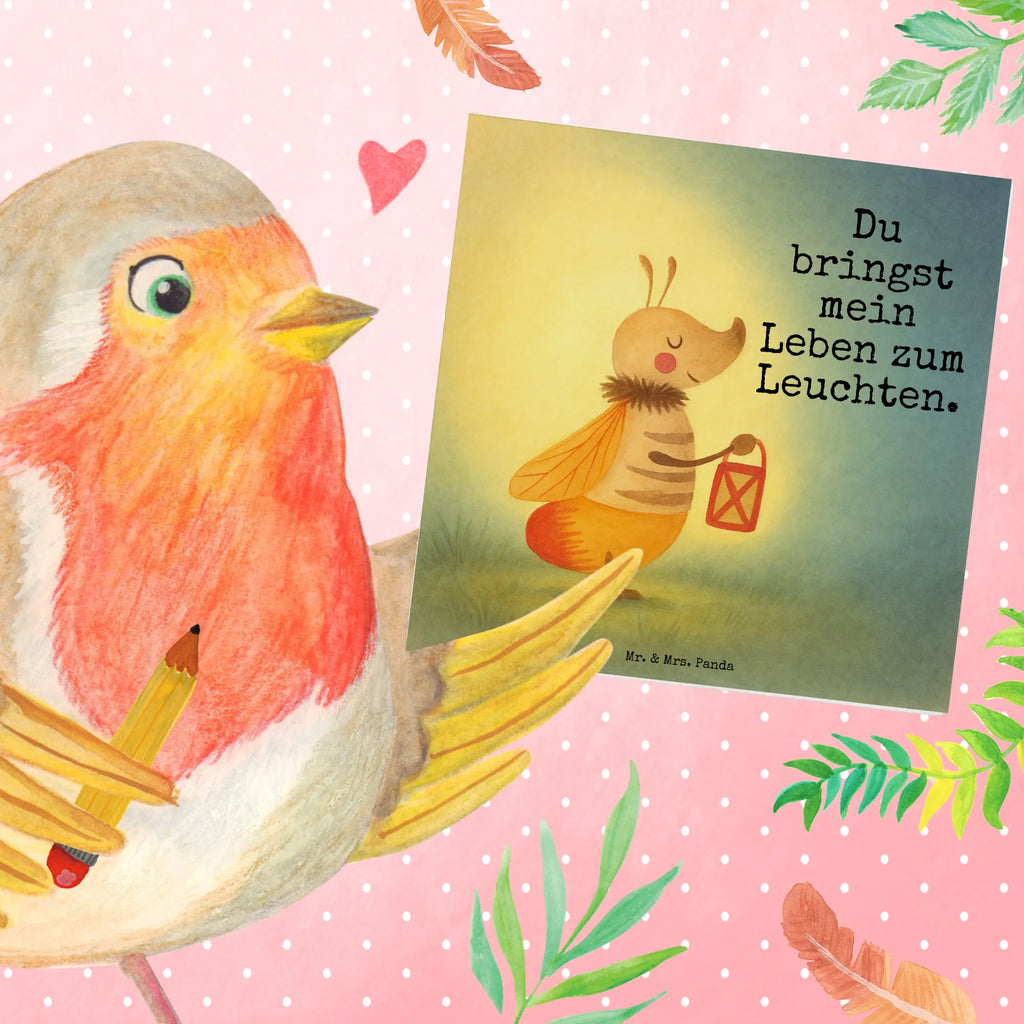 Deluxe Karte Glühwürmchen Design Karte, Grußkarte, Klappkarte, Einladungskarte, Glückwunschkarte, Hochzeitskarte, Geburtstagskarte, Hochwertige Grußkarte, Hochwertige Klappkarte, Tiermotive, Gute Laune, lustige Sprüche, Tiere, Glühwürmchen, Glühwurm, Falter, Liebe, Leuchten, magisch, Liebesbeweis, Lieblingsmensch, Verlobung, Heiratsantrag, Jahrestag, Liebesspruch