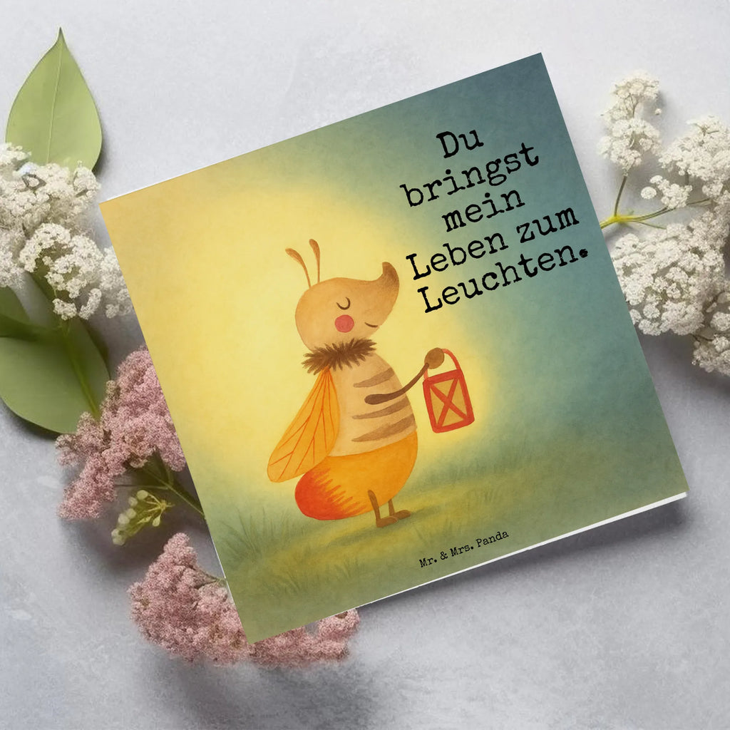 Deluxe Karte Glühwürmchen Design Karte, Grußkarte, Klappkarte, Einladungskarte, Glückwunschkarte, Hochzeitskarte, Geburtstagskarte, Hochwertige Grußkarte, Hochwertige Klappkarte, Tiermotive, Gute Laune, lustige Sprüche, Tiere, Glühwürmchen, Glühwurm, Falter, Liebe, Leuchten, magisch, Liebesbeweis, Lieblingsmensch, Verlobung, Heiratsantrag, Jahrestag, Liebesspruch