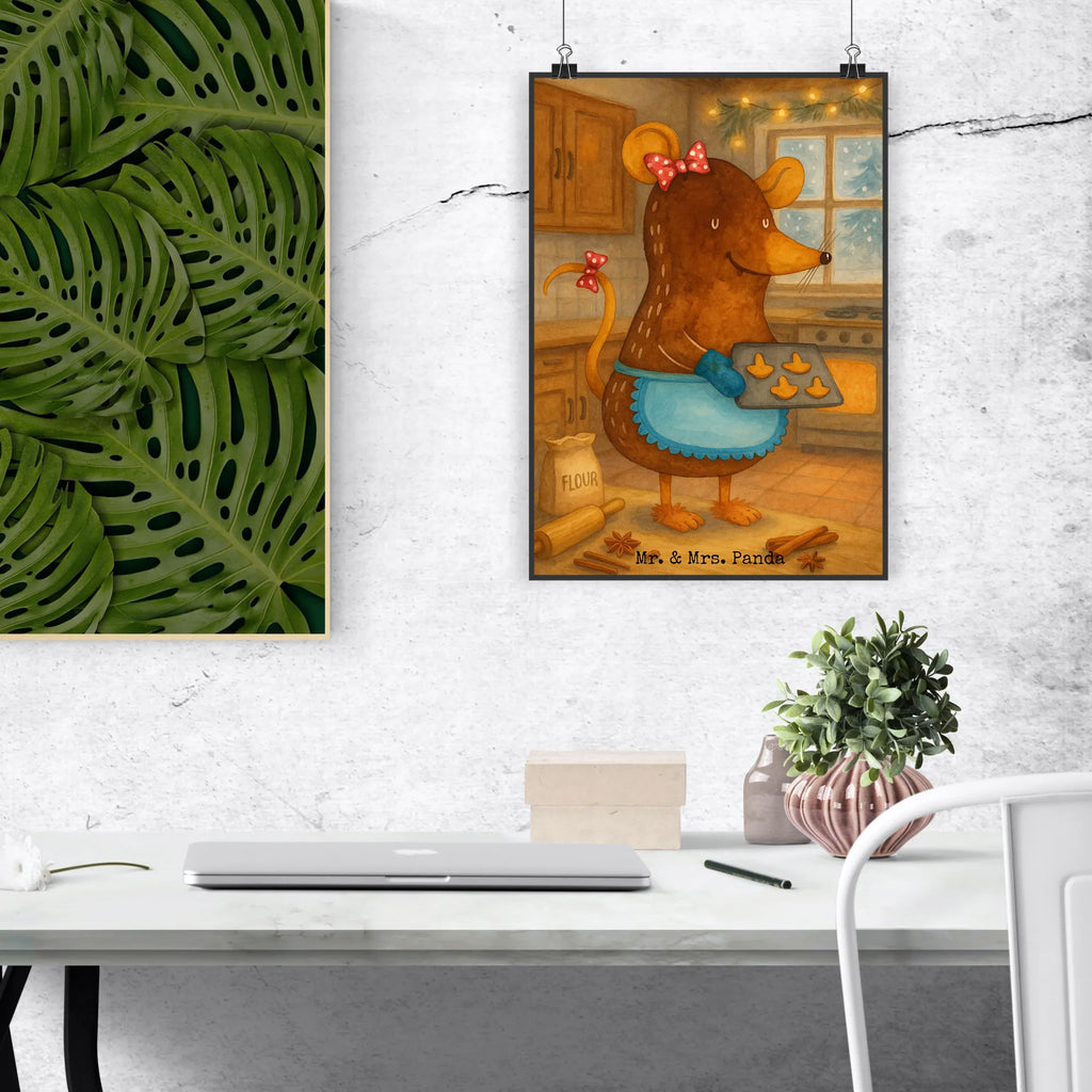Poster Mouse Cookies Design Winter, Christmas, Christmas time, snow, cookies, christmas baking, winter, christmas cookies, christmas, baking, chaosqueen, mouse