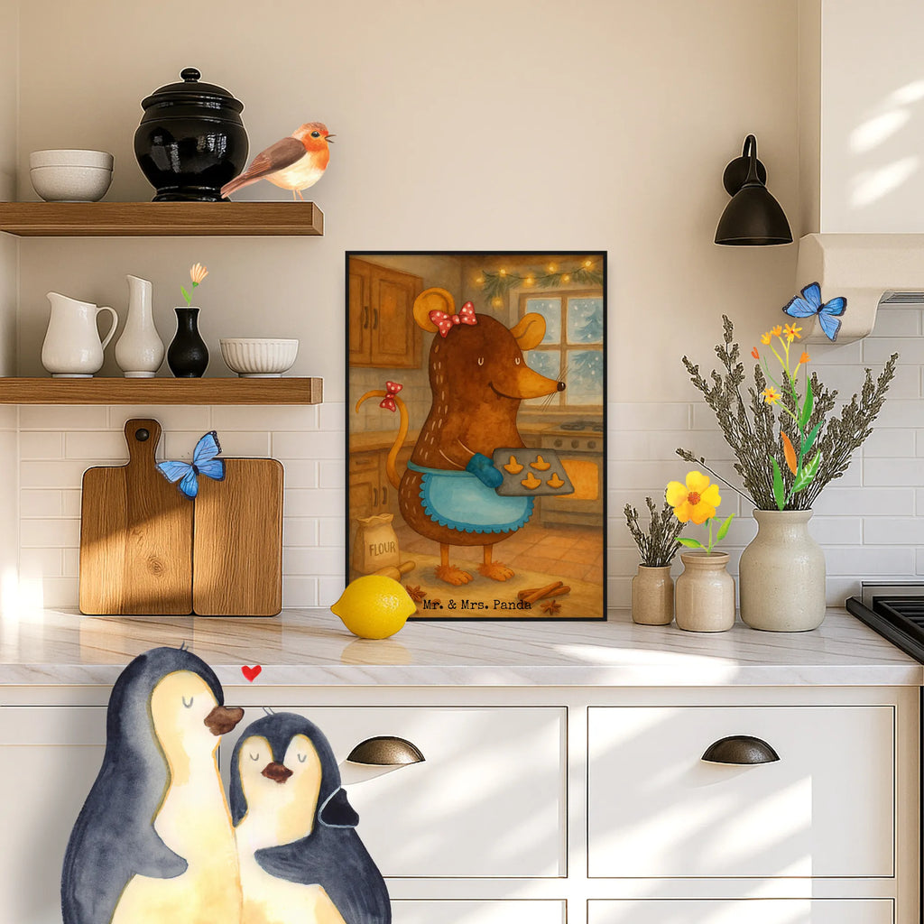 Poster Mouse Cookies Design Winter, Christmas, Christmas time, snow, cookies, christmas baking, winter, christmas cookies, christmas, baking, chaosqueen, mouse