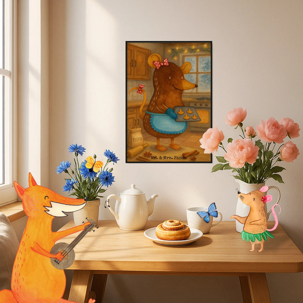 Poster Mouse Cookies Design Winter, Christmas, Christmas time, snow, cookies, christmas baking, winter, christmas cookies, christmas, baking, chaosqueen, mouse