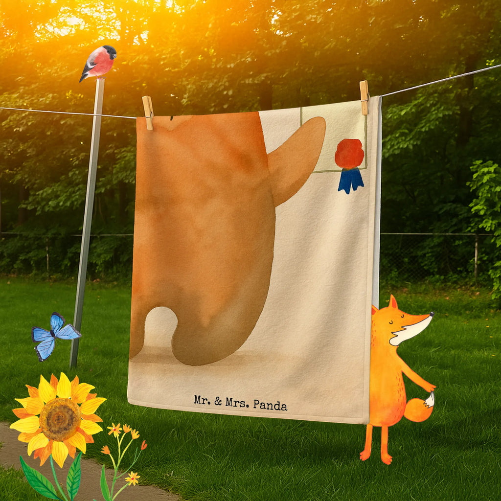 Personalized Bath Towel bear Test Design bear, teddy, teddy bear, cuddly toy, examination passed, examinations, degree, diploma, Abitur, certificate