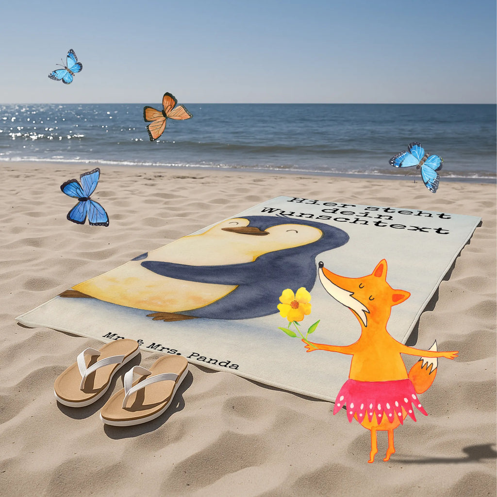 Personalized Bath Towel Penguin diet Design Penguin, North Pole, Winter, Penguins, losing weight, penguin, self-respect, motivation, self-love, weight, penguins, body love, diet