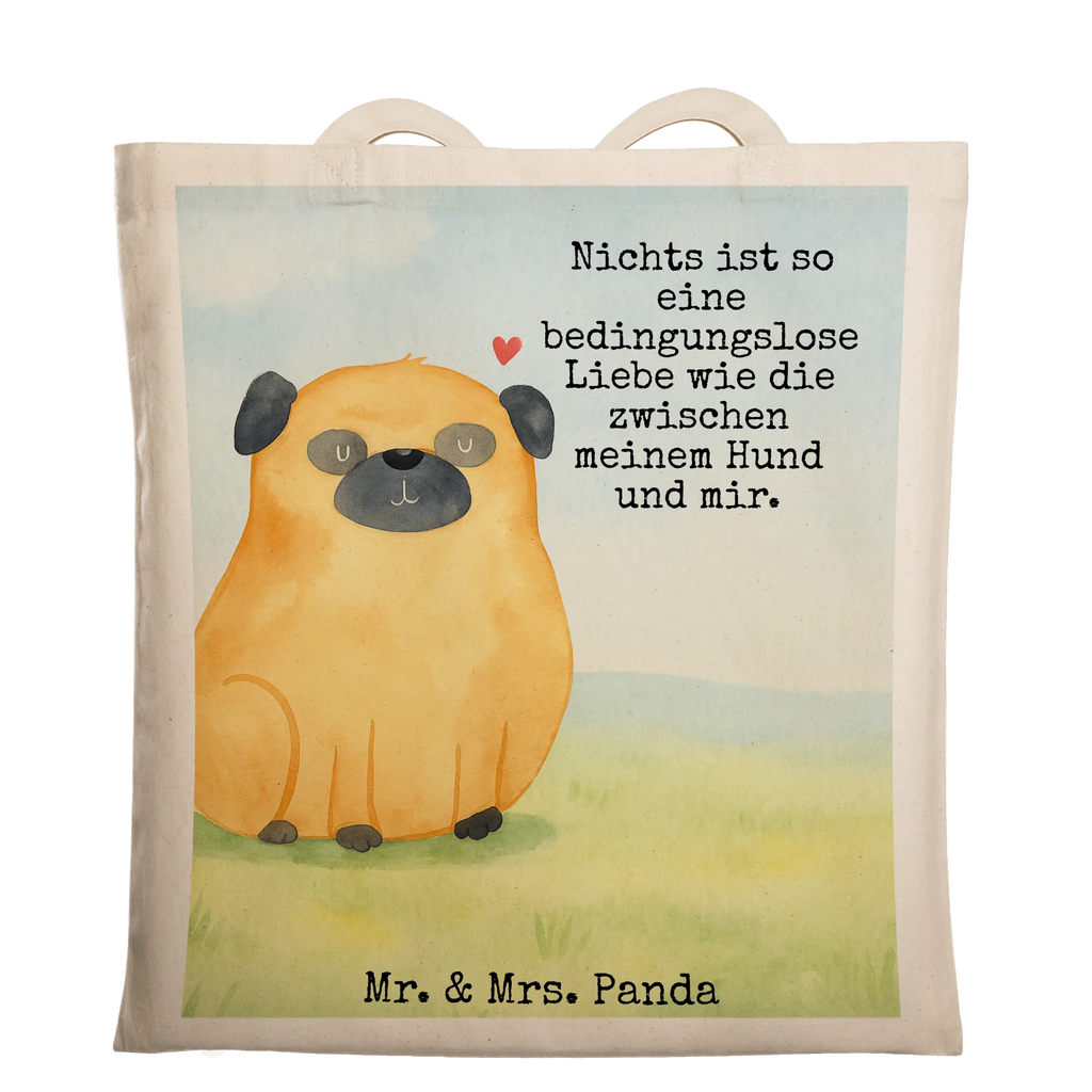 Tragetasche Mops Design Einkaufstüte, Badetasche, Umhängetasche, Stoffbeutel, Einkaufstasche, Jutebeutel, Beuteltasche, Tragetasche, Laptoptasche, Strandtasche, Tasche, Shopper, Stofftasche, Jutetasche, Beutel, Schultertasche, Hund, Hundemotiv, Haustier, Hunderasse, Tierliebhaber, Hundebesitzer, Sprüche, Hundeliebe, Mops, Liebe